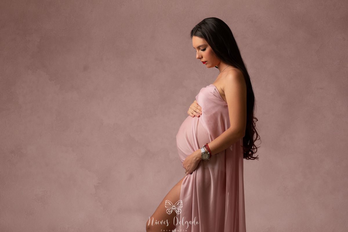 embarazada en sesión de fotos