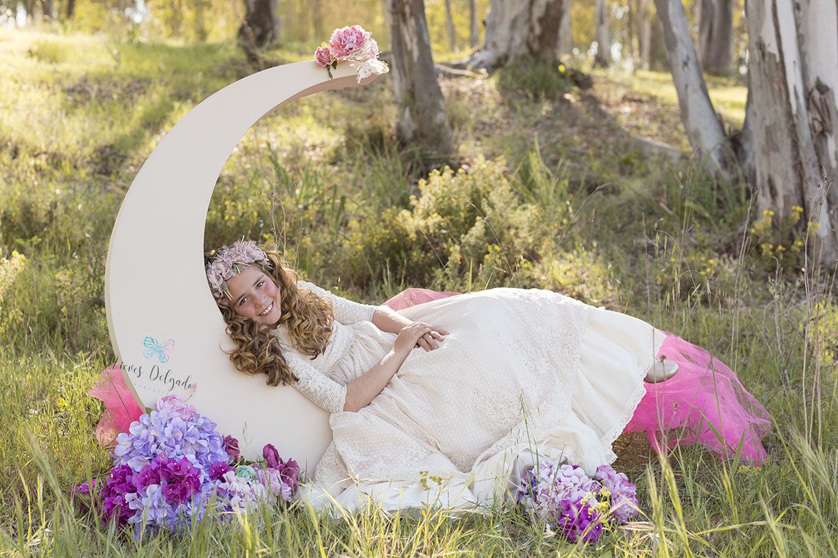 niña traje fotos comunión