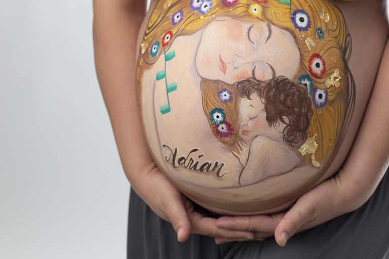 belly paint