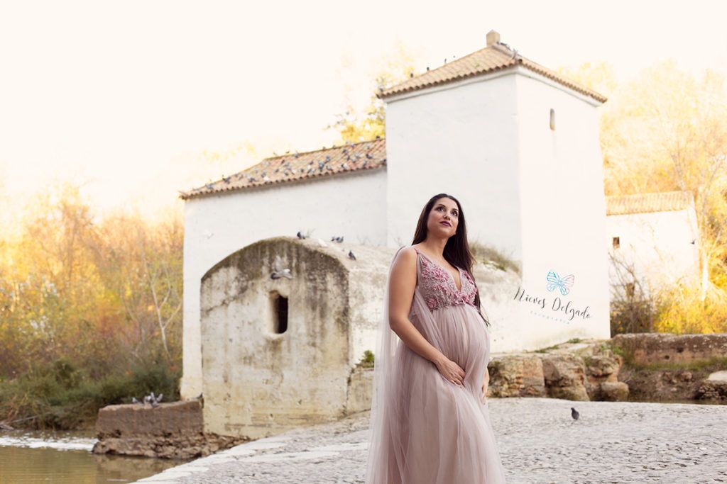 Fotografía embarazo Sevilla en exterior