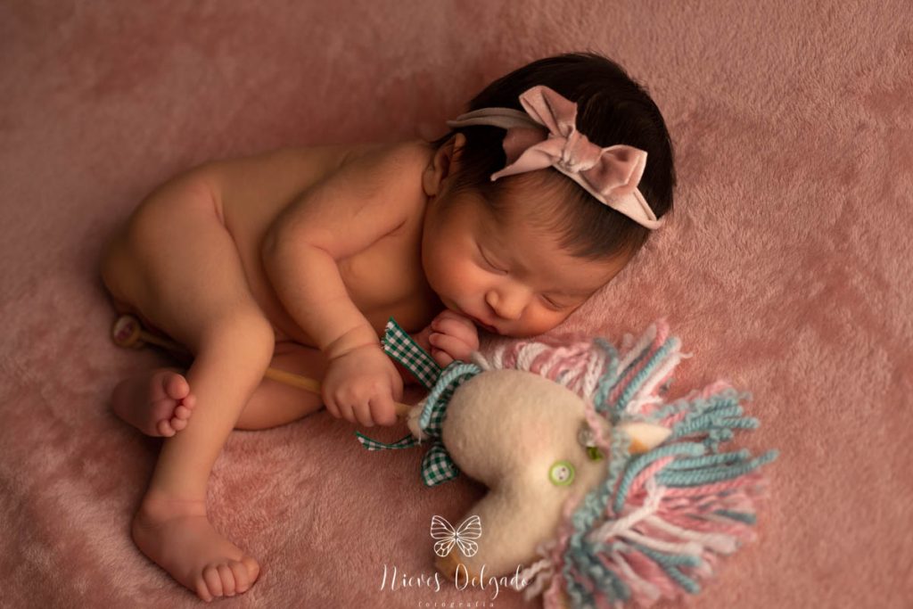 Fotografías bebé con 12 días - Zaida Rocío durante la sesión