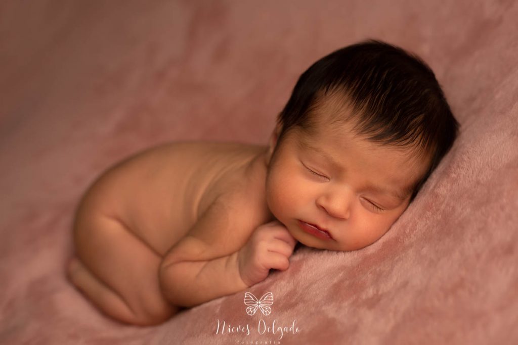 Fotografías bebé con 12 días en el estudio Nieves Delgado