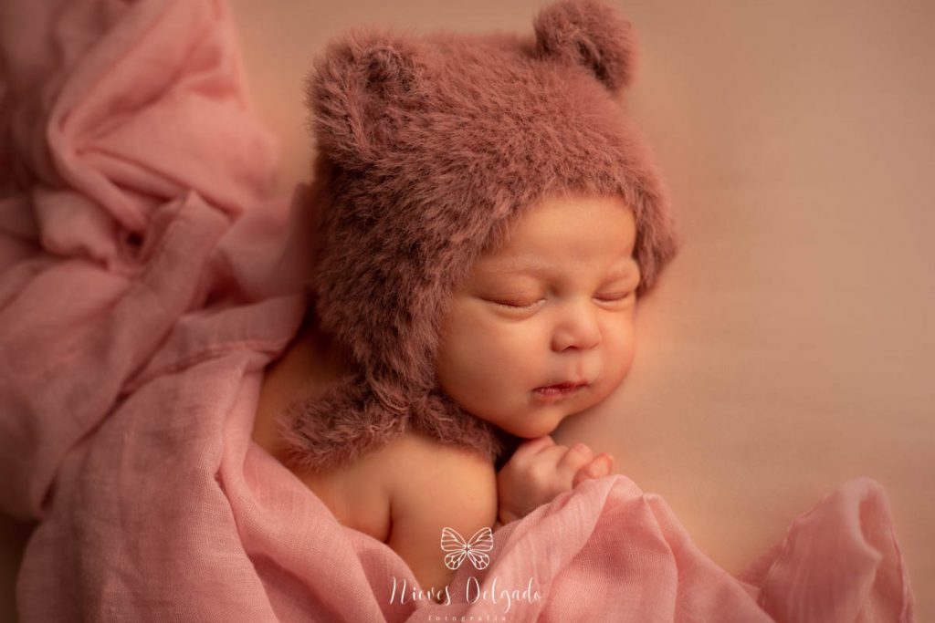 Sesión de fotos recién nacido simpáticas
