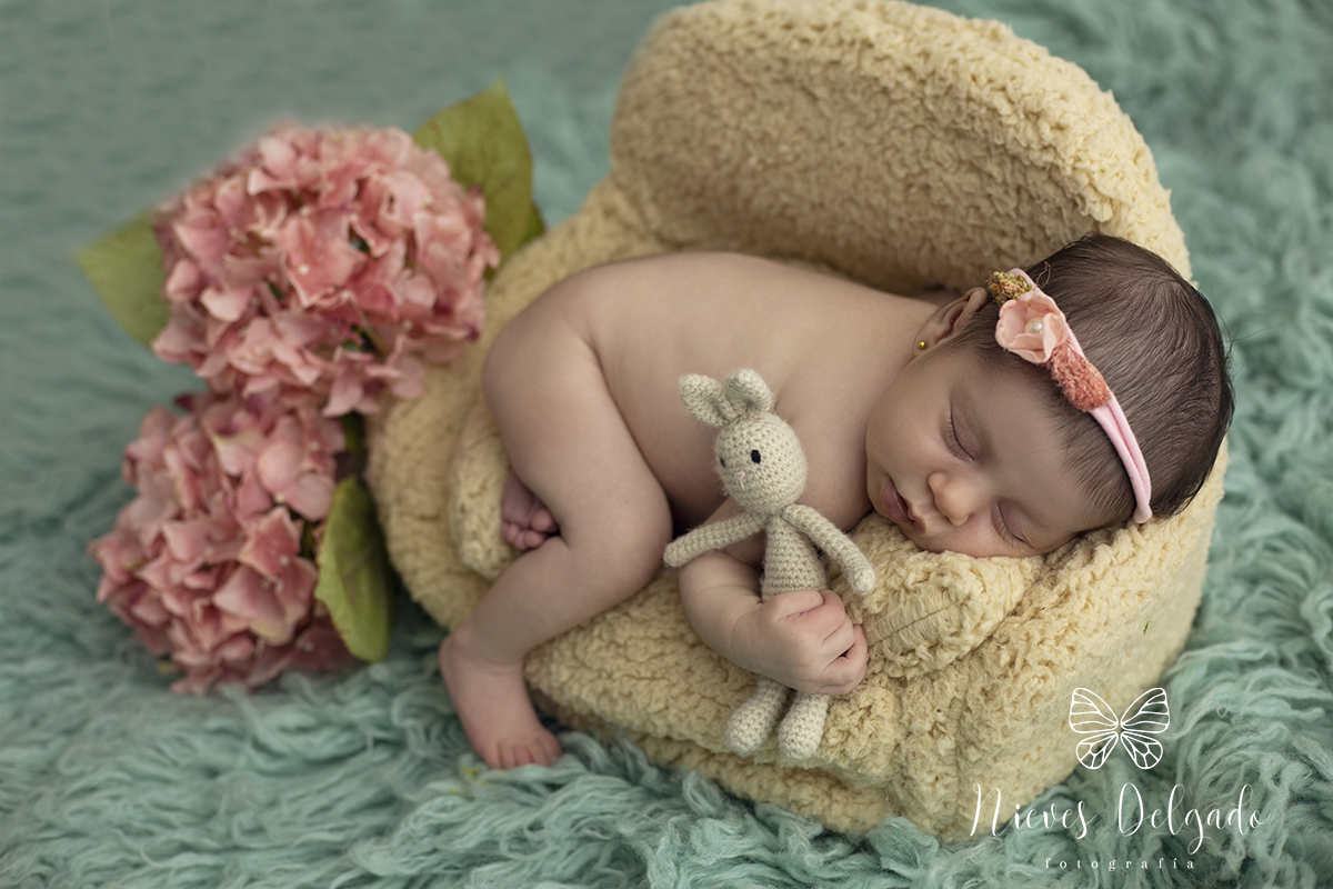 Te enseño a realizar sesiones de fotos de recién nacidos