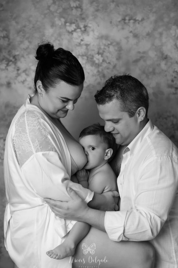 fotos pareja lactancia